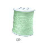 200 Yards Fine Green Polyester Thread Small Spool for Lightweight Fabrics