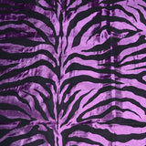 Zebra Flocking Taffeta Flocking Velvet Zebra Fabric 60" Wide