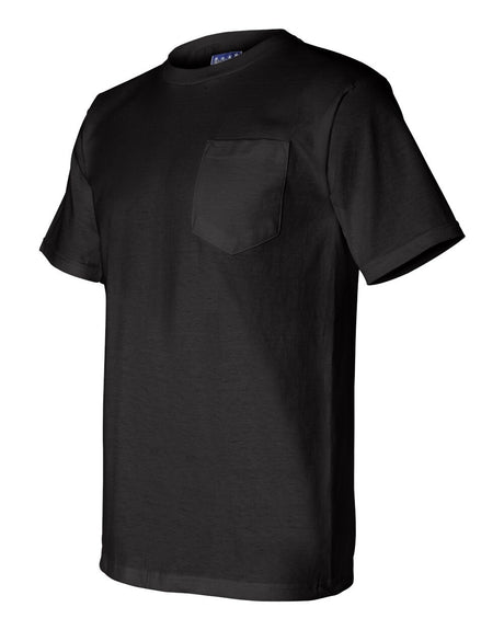 Union-made pocket cotton T-shirt
