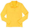 Girls Long Sleeve Knit Polo T-shirt | RADYAN®