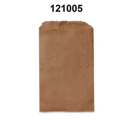 Flat Kraft Paper Bags 5" x 7 1/2"