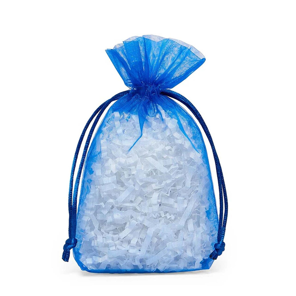 Flat Bottom Organza Bags 5 1/2''x11/2''x10 1/2'' for DIY Gift Bags