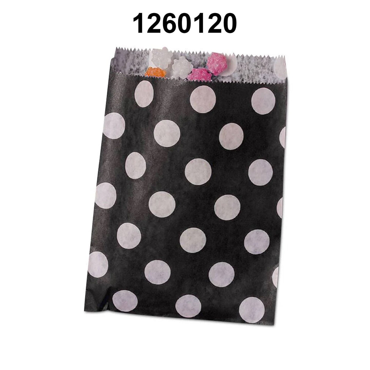 Large Dots Paper Merchandise Bags 5 1/8" x 6 3/8"