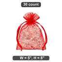 5" x 8" Organza Bag Elegant Wrap for Party Favors