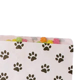 Paw Print Paper Shopping Bags 8 1/2" x 11"