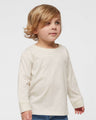 RADYAN® Toddler Fine Jersey Crewneck Long Sleeve Tee - 3302
