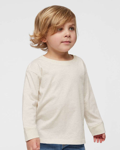 RADYAN® Toddler Fine Jersey Crewneck Long Sleeve Tee - 3302