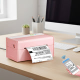 JADENS® Pink Bluetooth Thermal Label Printer 4x6
