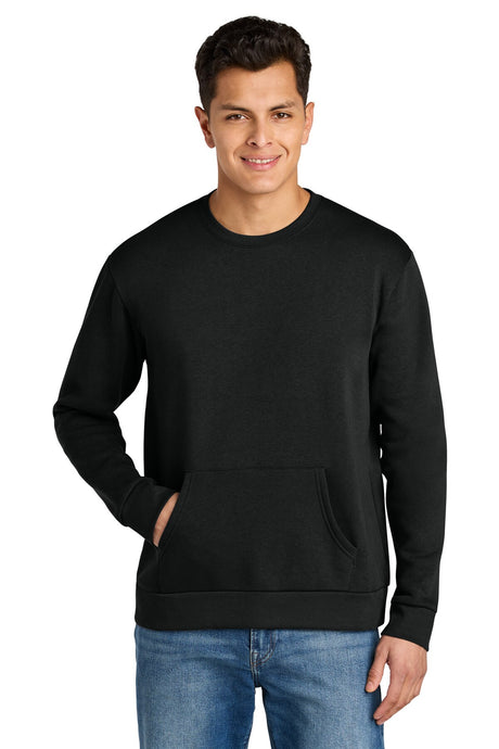 Next Level® Santa Barbara Pocket Crewneck Long Sleeve Sweatshirt