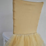 1 Piece Canary Yellow Ballerina Stretch Spandex Chiavari Chair Cover Elegant Event Decor
