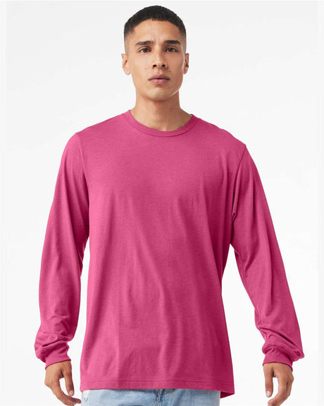 BELLA + CANVAS® Unisex Jersey Crewneck Long Sleeve Tee