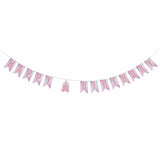 Pink Princess Castle Happy Birthday Pennant Banner