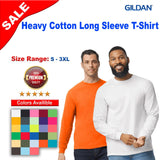Gildan® Heavy Cotton Crewneck Long Sleeve T-Shirt