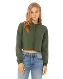 BELLA+CANVAS® Women’s Cropped Fleece Hoodie Sweatshirt Soft, Sustainable & Stylish