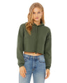 Bella + Canvas® Ladies Cropped Fleece Long Sleeve Hoodie