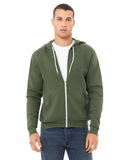 Bella + Canvas® Sponge Fleece Full-Zip Hoodie Sweatshirt