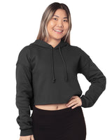 Bayside ® Ladies Usa Made Cropped Hooded Sweatshirt