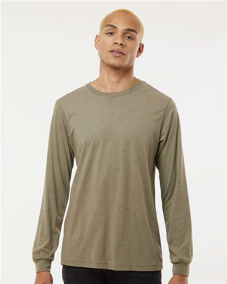 BELLA + CANVAS® Men’s Triblend Crewneck Long Sleeve Tee