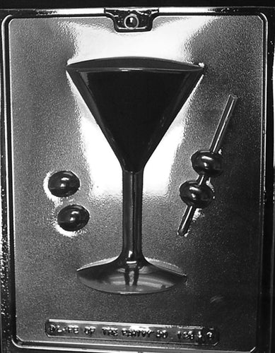 3D Martini Glass Chocolate Mold - Side A - LPAO128A