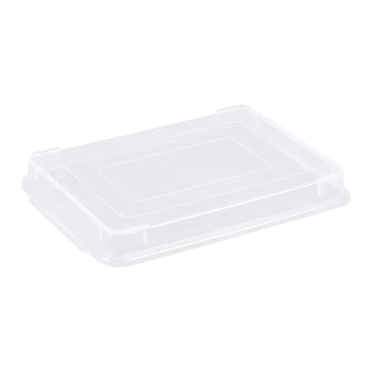 Quarter-Size Sheet Pan Cover 13¾" x 9¾" x 1" Clear Polypropylene Snap On Fit
