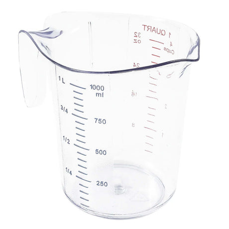 1 Qt Measuring Cup Clear Polycarbonate Stackable Design