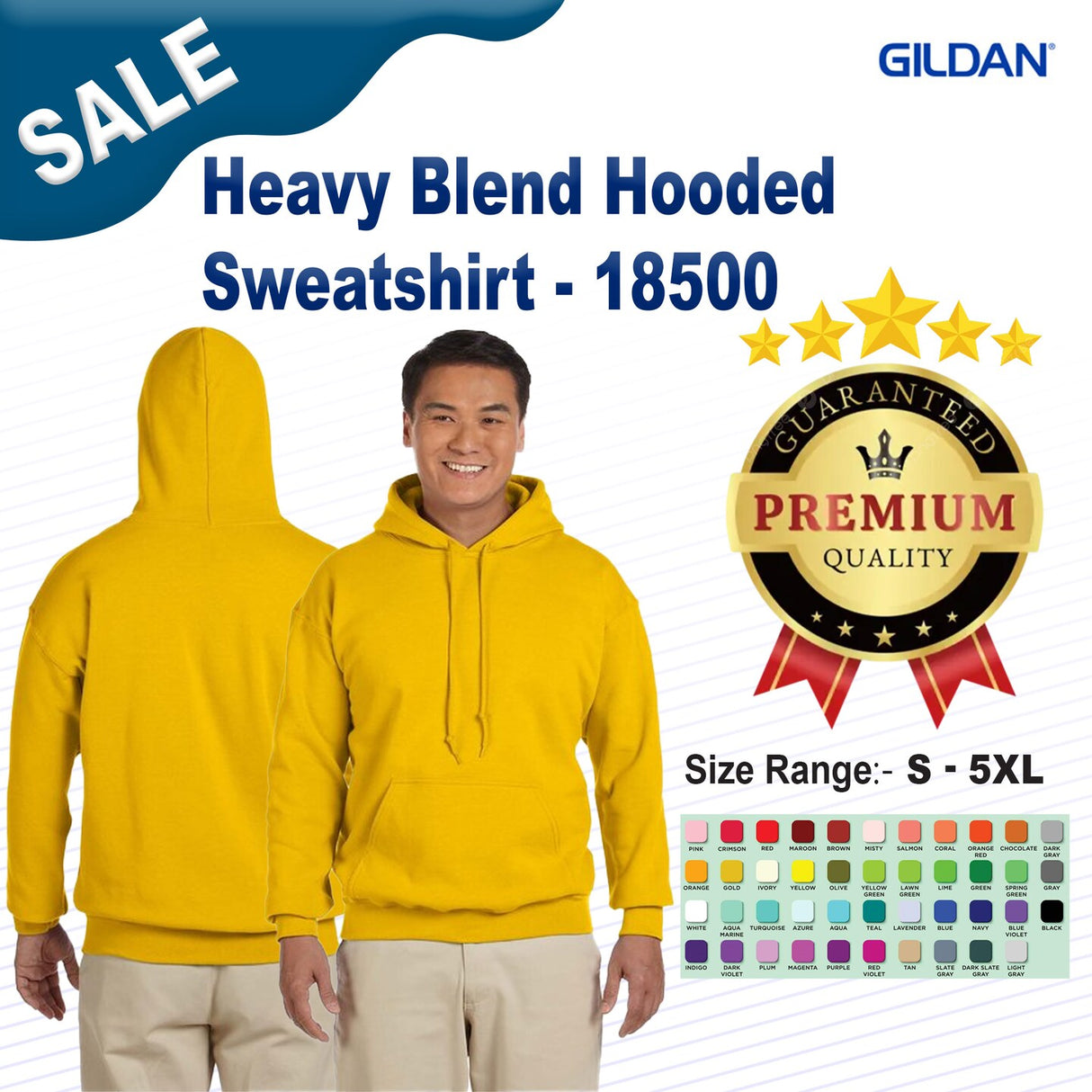 Gildan® Heavy Blend Hooded Sweatshirt