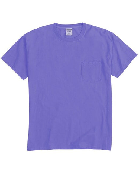 ComfortWash by Hanes® Garment-Dyed Crew Neck Short Sleeve T-Shirt with Pocket