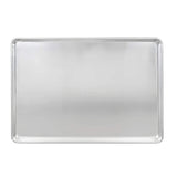 26" x 18" x 1" Full Size Sheet Pan 19 Gauge Aluminum Closed Bead Stackable Design