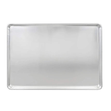 26" x 18" x 1" Full Size Sheet Pan 19 Gauge Aluminum Closed Bead Stackable Design