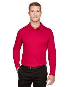 Devon & Jones® CrownLux Performance Tall Plaited Long Sleeve Polo