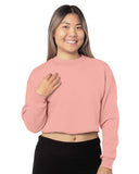 Bayside ® Ladies Usa Made Cropped Crewneck Sweatshirt