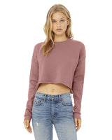 Bella + Canvas® Ladies Cropped Fleece Crew