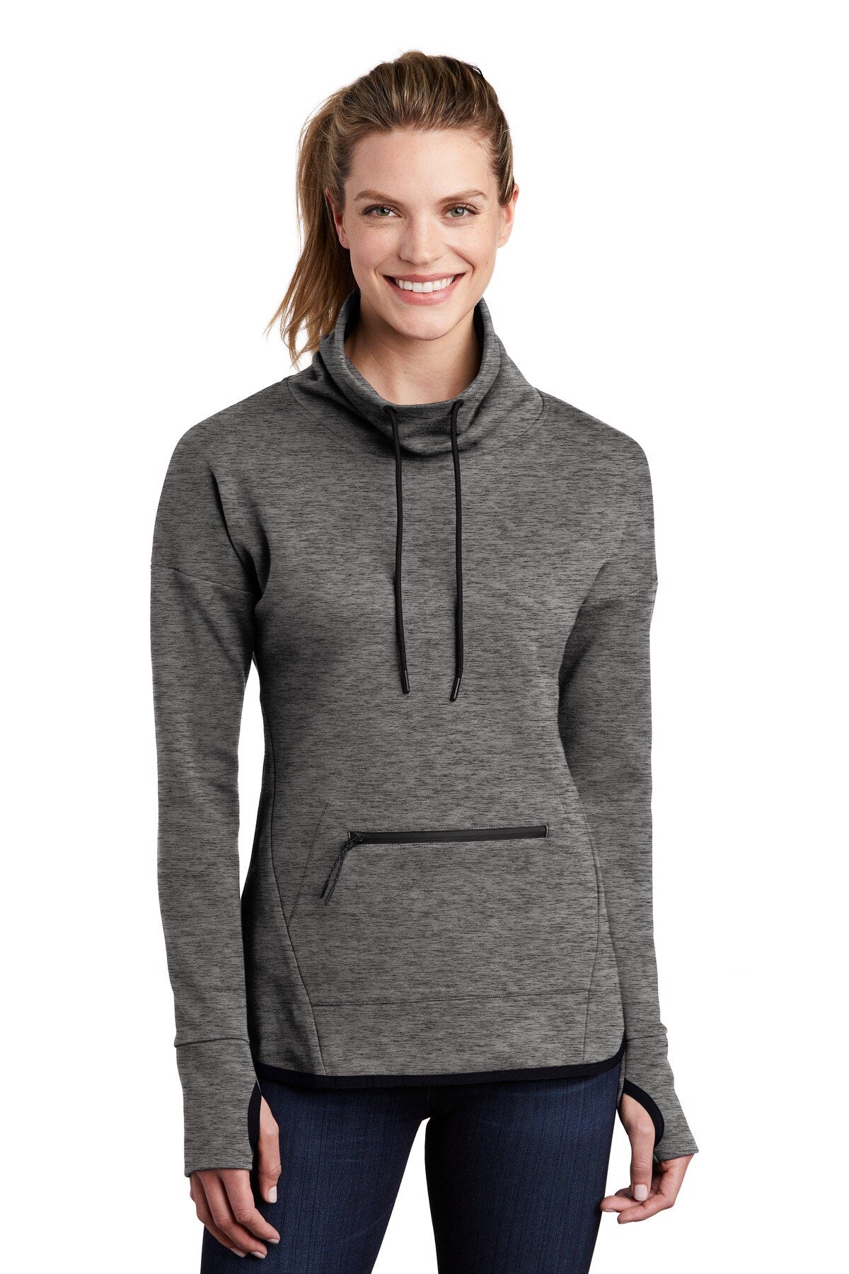 Sport-Tek® Triumph Cowl Neck Womens Pullover