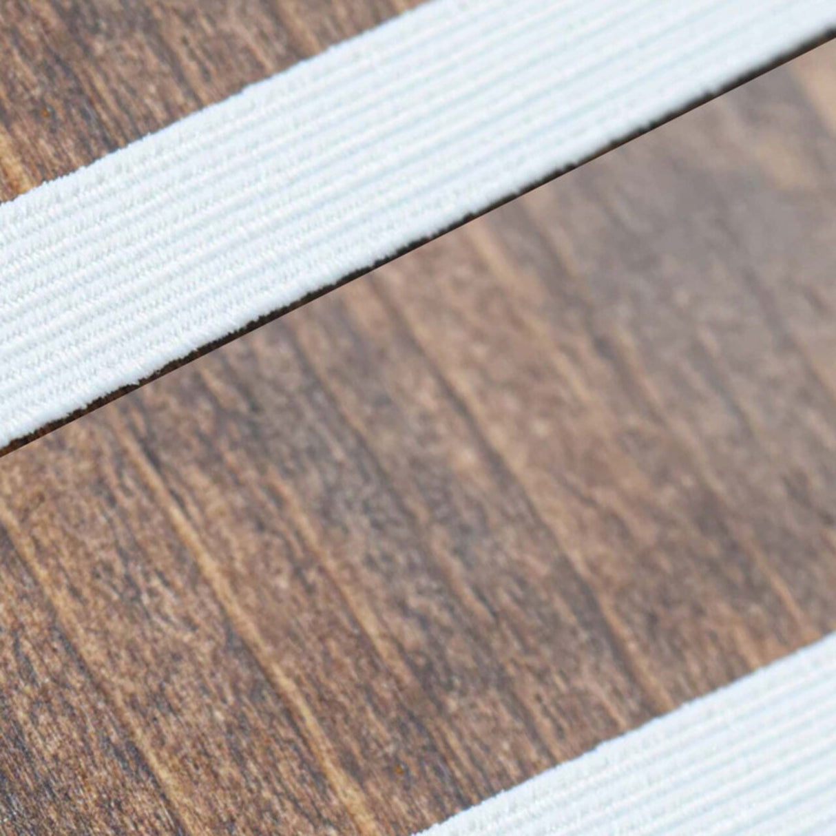 5 Yards White Flat Braided Elastic 1/8" for Sewing & DIY Projects