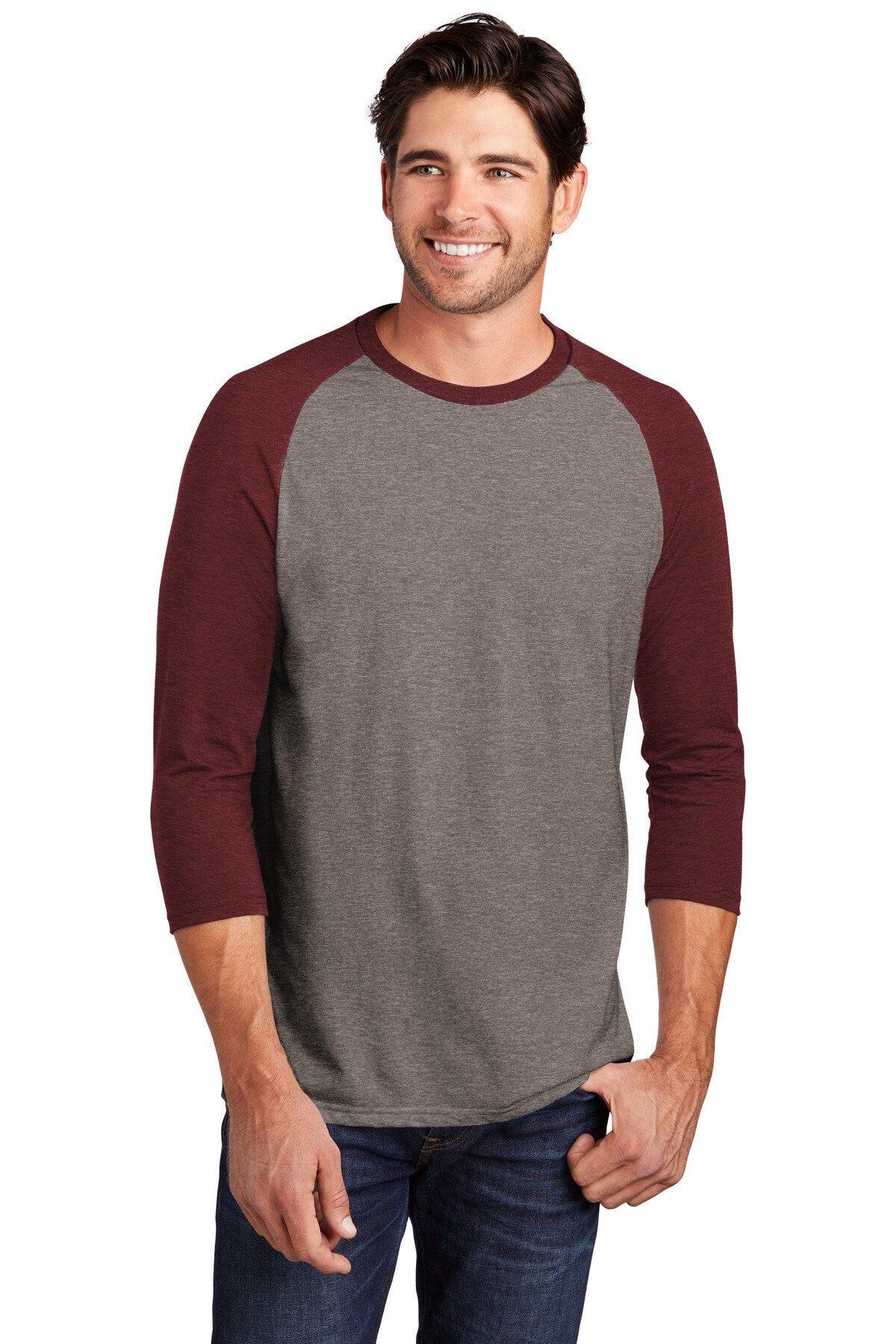 District® Perfect Tri 3/4-Sleeve Raglan