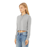 Bella + Canvas® Ladies Cropped Long Sleeve Hooded T Shirt