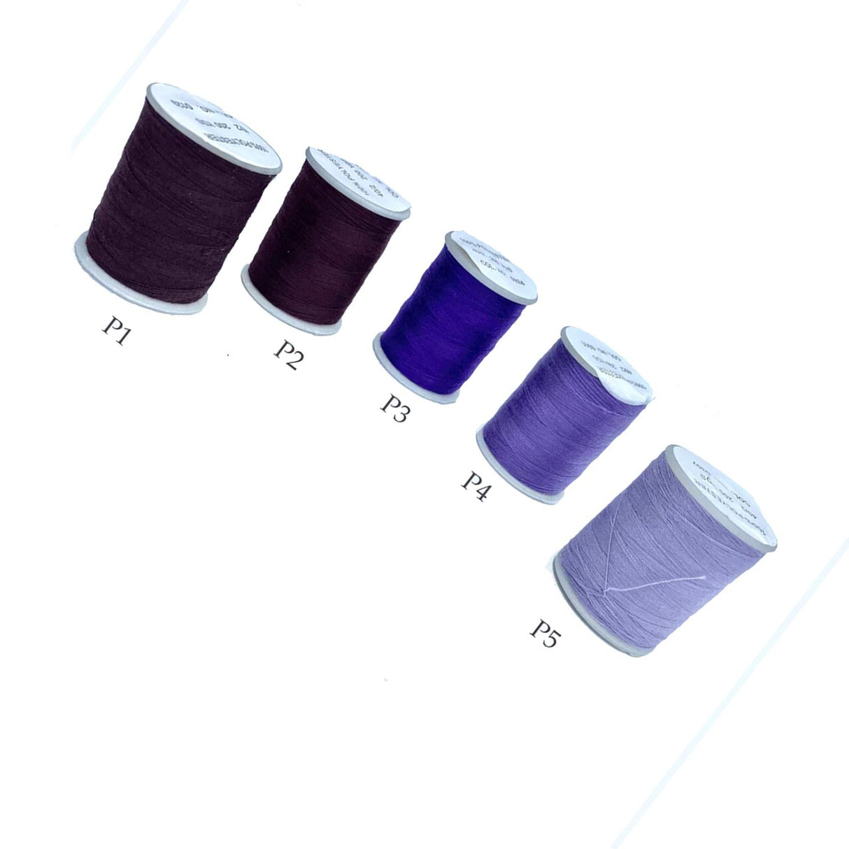 200 Yards Polyester Thread Purple Shade Small Spool for Embroidery and Crafts