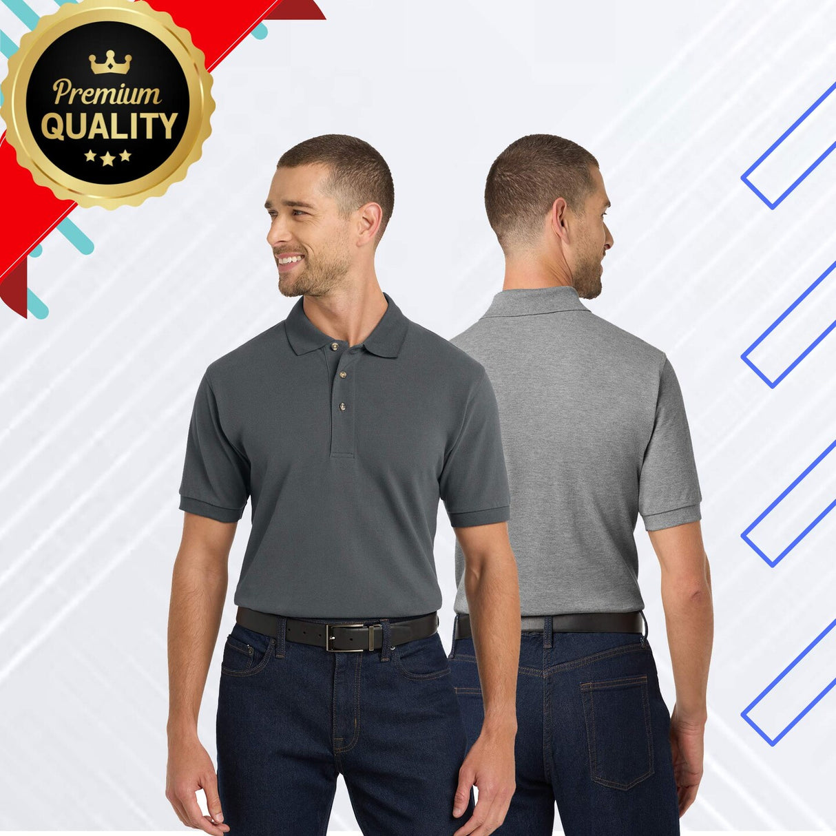 Port Authority® Heavyweight Cotton Pique Polo