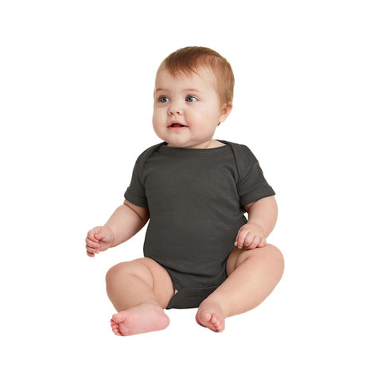 RADYAN® Infant Baby Rib Bodysuit Short Sleeve