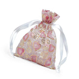 Printed Flat Organza Bag 3.5" x 5" Elegant and Stylish