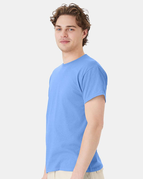 Hanes EcoSmart crewneck cotton blend short sleeve tee for casual wear