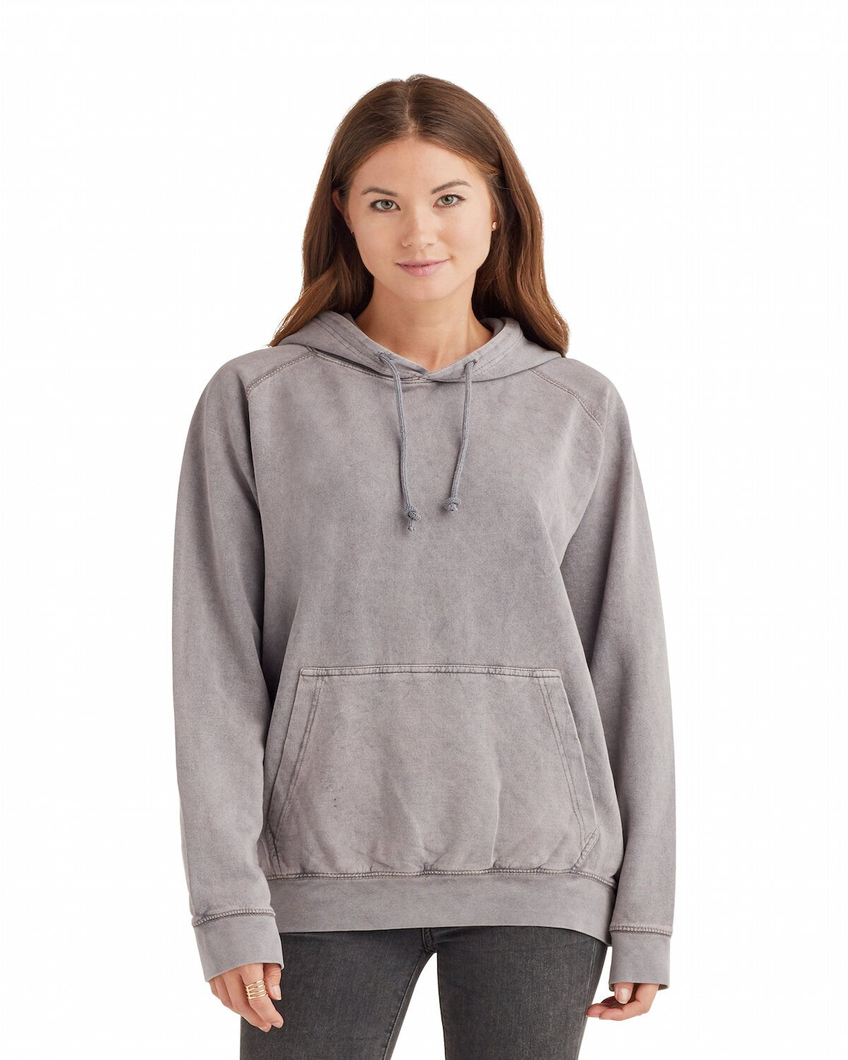 Lane Seven® Unisex Vintage Raglan Hooded Sweatshirt=84013