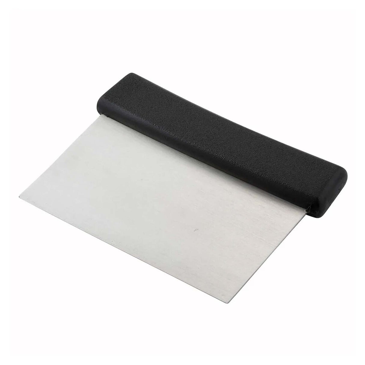 Dough Cutter &amp; Scraper 6" x 3" Stainless Blade Black Handle