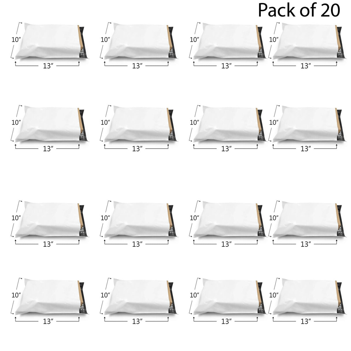 White Poly Bag Mailer Envelopes Premium Protection for Your Shipments