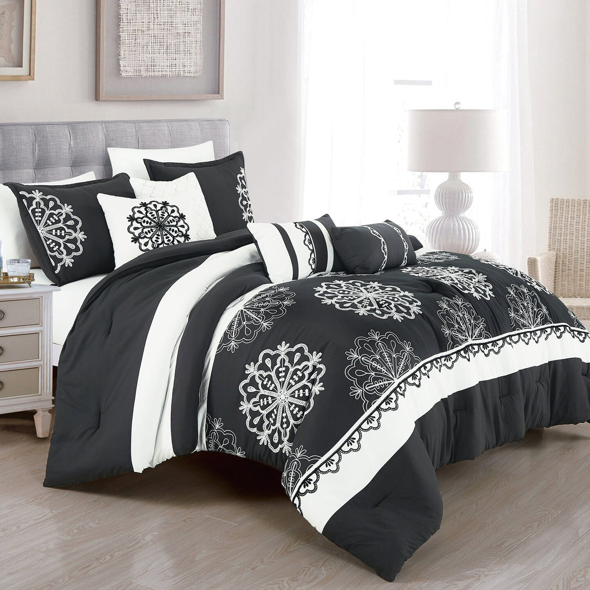 Deborah Luxury 7 Piece Comforter set