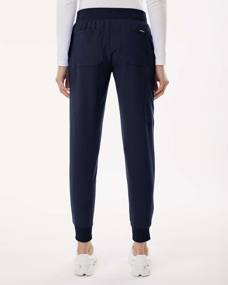 Jaanuu® Women's Silex Knit Waist Scrub Joggers Petite Sizes