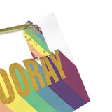 Patterned Gift Bags 10" X 5" X 12 1/2" Eco-Friendly Durable Design