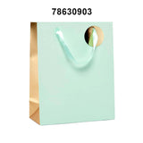 Elegant Two-Tone Metallic Euro Totes Compact 101/4'' x 43/4'' x 125/8''