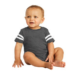 RADYAN® Infant Football Classic Crew Neck Short Sleeve Bodysuit