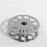 Extra Large Sewing Machine Bobbin with Holes for Consew Machines #70141 Heavy Duty Steel